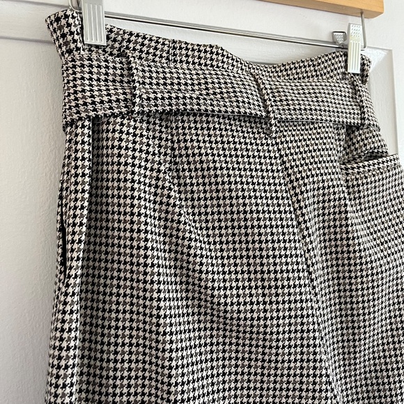NWT Yigal Azrouel High Waisted Houndstooth Pants - Picture 5 of 7
